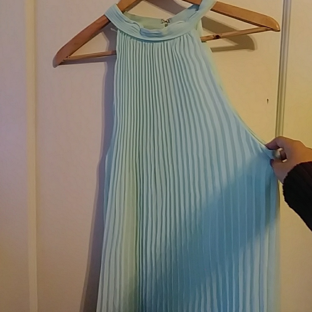 Mint colored dress